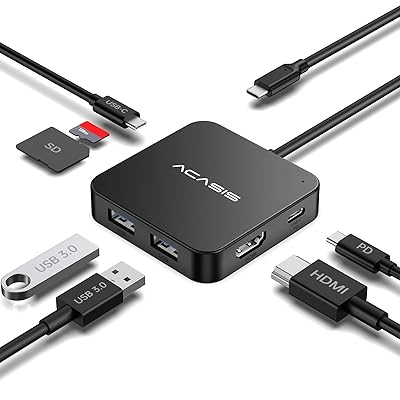 USB Cハブ マルチポートUSB Type-Cハブ 4K HDMI付き 電力供給 100W | USB 3.0ポート3個 | Type-C 3.0ポート1個 | USBスプリッターアダプター MacBook、Mac Mini、Surface Pro