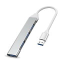 USBハブ USB 3.0スプリッタ 4-in-1USBアダプタ USB 3.0ドッキングステーション MacBook Pro Windowsラップトップおよび...