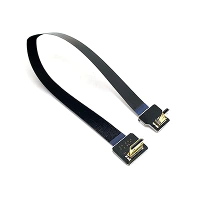 90度下向きFPV マイクロHDMIオスからミニHDMI FPCフラットケーブル 20cm GOPROマルチコプター航空写真用 90度下向きFPV マイクロHDMIオスからミニHDMI FPCフラットケーブル 20cm GOPROマルチコプター航空写真用