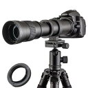 望遠 ズーム レンズ 420-800mm f/8.3マニュアルズームレンズforキヤノンX9i X9 X8i X7i X6i X10i X10/250D X5 X4 X3 X2 X90 4000D;Kiss Digital、Digital X、Dig(2)