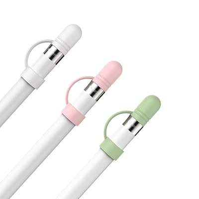 Apple Pencil用シリコンキャップ 交換品 紛失対策 Apple Pencil 第一世代対応 三つ入り (白、桃、緑) Apple Pencil用シリコンキャップ 交換品 紛失対策 Apple Pencil 第一世代対応 三つ入り (白、桃、緑)