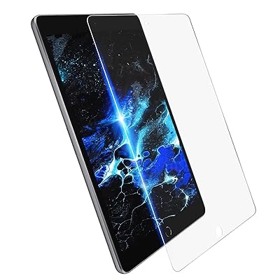 iPad 9.7 ガラスフィルム 日本旭硝子製 強化ガラス 9.7インチ iPad Air/iPad Air2/iPad Pro 9.7、2018/2017モデル、第6/5世代 指紋防止 液晶 保護 フィルム 高透過率 極薄 気泡ゼロ 自動吸着 貼り