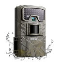 トレイルカメラ 3600万画素 Full HD 防犯カメラ IP66 防水 防塵 赤外線LED 監視カメラ 動体検知 人感センサー 夜間対応 電池式自動上書き録画