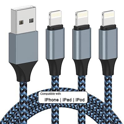 ライトニングケーブル 1m iPhone 充電ケーブル apple mfi認証 アイパッド アイフォンスマホ充電コード Lightning ケーブル 高耐久編組ナイロン 急速充電 高速データ転送 高耐久 断線防止 iPhone 14/iPad iPo