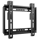 テレビ壁掛け金具 固定式 14~43インチ LED液晶モニター対応 薄型TV金具壁掛け 耐荷重25KG 最大VESA規格200×200MM モニター 壁掛け