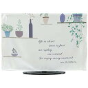 テレビカバー 防塵カバー 液晶テレビカバー 可愛い 欧米風 60インチ(139X88cm 鉢)(2)