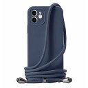 Apple iPhone 11 用 ケース iPhone 11 カバー ネック ショルダー ストラップ付き スマホ シリコン カバー 紐付き 斜めがけ 織りストラップ付き 調節可能なショルダー クロスボディ ネックレス 保護(2)