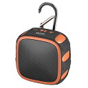 E-go3 小型 Bluetoothスピーカー IP67防水 耐衝撃 22時間再生 ワイヤレス ステレオ ポータブルスピーカー コンパクト マイク内蔵 Micro SDカード対応 お風呂 USB-C充電 プレゼントに最適(オレンジ)