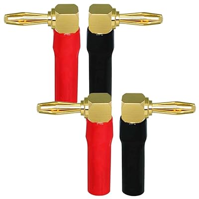 4個入りです L字 バナナプラグ スピーカーバナナプラグ 直角 スピーカーケーブル 金メッキオーディオコネクタ スピーカーターミナル コネクタ ケーブ オーディオジャックコネクター スピーカーケーブル用 4個入りです L字 バナナプラグ スピーカーバナナプラグ 直角 スピーカーケーブル 金メッキオーディオコネクタ スピーカーターミナル コネクタ ケーブ オーディオジャックコネクター スピーカーケーブル用