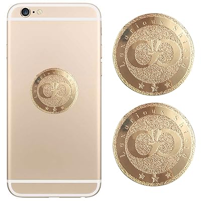 EWI電磁波防止シート 電磁波防止シート 電磁波対策 電磁波吸収でき 携帯 パソコン iPad 電子レンジ wifi無線LAN、電子機器 電磁波遮断ステッカー 電磁波干渉防止シート(丸形2枚入り)