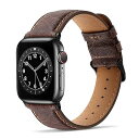 コンパチブル Apple Watch バンド 42mm(シリーズ10) 41mm 40mm 38mmアップルウォッチ バンド, 高級 本革 交換バンド ビジネス Apple Watch シリーズ10/9 / 8 / 7 / 6 / 5 / 4 / 3(2)