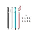スタイラスペン (第2世代)4本セットタッチペン スマホ iPhone iPad スタイラスペン Android スマートフォン タブレット用 ペン導電繊維ペン...