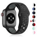 コンパチブル Apple Watch バンド 38mm 40mm 41mm 42mm 44mm 45mm 49mm,ソフトシリコンバンド 通気性 スポーツストラップリストバンド交換バンド iWatch series SE/8/7/6/ 5/4/3/2(2)