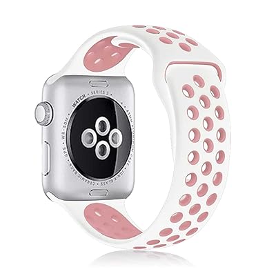 コンパチブル Apple Watch バンド 38mm 42mm 40mm 44mm,ソフトシリコンバンド 通気性 スポーツシリコンストラップリストバンド交換バンドリストバンド iWatch series SE/8/7/6/ 5/4/3/2/1に対応 コンパチブル Apple Watch バンド 38mm 42mm 40mm 44mm,ソフトシリコンバンド 通気性 スポーツシリコンストラップリストバンド交換バンドリストバンド iWatch series SE/8/7/6/ 5/4/3/2/1に対応