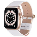 Apple Watch対応 バンド 42mm 44mm 45mm 49mm ベルト アップルウォッチバンド apple watch 9 8 7 6 5 4 3 2 1 SE SE2 Ultra Ultra2 バンド 本革レザー 交換バンド ホワイト+(2)
