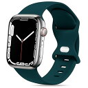 コンパチブル Apple Watch バンド ベルト 柔らかいシリコン素材のスポーツバンド 防水性 通気性 耐久性 柔軟 運動 おしゃれ 40mm 41mm 42mm 44mm 45mm 46mm 49mm S/M M/L アップルウォッチ Ultr