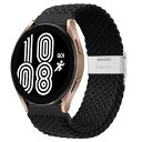 編組伸縮性腕時計バンドGalaxy Watch 6/6 Classic/5/4/4 Classicバンド 40mm 42mm 44mm 46mm 43mm 47mm/5 Pro 45mm/3 41mm/Active 2用編組ナイロンループバンド20m(2)