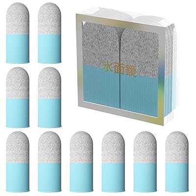 【2023プロゲーマーの魂】指サック ゲーム用手指套 ゆびさっく 100%銀繊維 超高感度 超薄型 防汗 防指紋 各種スマートフォンゲームに対応 10個セット (空色)