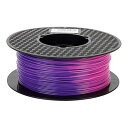 31℃で色が変化 PLA フィラメント 3D プリンタ 感温性フィラメント PLA フィラメント 1.75mm 1KG パープル ピンク フィラメント 変色 フ...