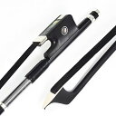 チェロ用 天然黒い馬毛カーボン弓 Carbon Fiber Cello Bow (3/4)