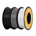 PLA フィラメント直径 1.75mm (3KG/6.6 ロイド)、高寸法精度 +/- 0.03mm、高密度生分解性プラスチック環境に優しい印刷材料、FDM に...