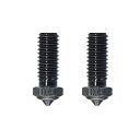 X-PLUS3/X-MAX3 3Dプリンター用硬化鋼製エクストルーダーノズル 0.4mm M6 2個入り