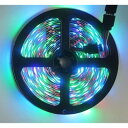 12V高輝度LEDテープライト SMD 2835 3528 5M 300連 強力粘着両面テープ 正面発光防水仕様IP65 切断可能 (RGB)