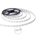 12V高輝度LEDテープライト SMD 2835 3528 5M 300連 強力粘着両面テープ 正面発光防水仕様IP65 切断可能 (ブルー)
