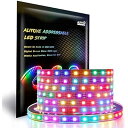 LEDテープライト WS2812Bアドレス可能 5050RGB SMD 5m 300個ピクセル夢色 防水 黒いベース イルミネーション ledライト DC 5V
