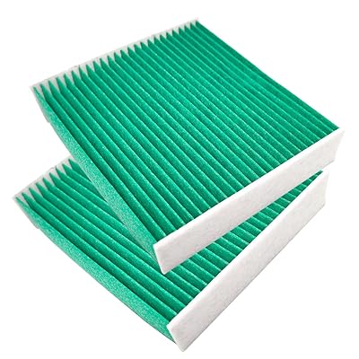 エアコンフィルター ノア NOAH AZR60系 エスティマ AHR10系 プリウス20 ハリアー30系 ヴォクシー60系 活性炭入り 交換用 フィルター 対応純正品番：87139-28010 2個セット