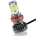 バイク用ledヘッドライト HS5 Hi/Lo LEDバルブ 六面発光 6500K AC/DC 12v対応 30W 取付簡単 冷却ファン付き 放熱性 長寿命