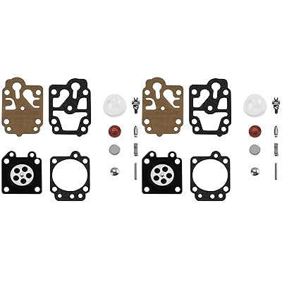 草刈り機 キャブレター 部品 プライマリーポンプ パーツ - ワルボロWYJ・WYL系に適用 キャブレター修理用 ダイヤフラムセット 刈払機 芝刈り機用 互換品 24セット