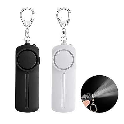 防犯ブザー【2個入り 黒+白】防犯アラーム 130dB 大音量 LEDライト付き 防水 防犯ベル 小学生 男の子 女の子 子供 女性 シンプル 防犯 ブザー/ 防犯グッズ ランドセルに付ける 防犯ブザー【2個入り 黒+白】防犯アラーム 130dB 大音量 LEDライト付き 防水 防犯ベル 小学生 男の子 女の子 子供 女性 シンプル 防犯 ブザー/ 防犯グッズ ランドセルに付ける