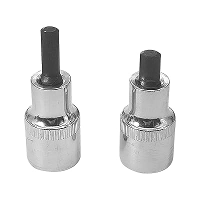 2ピース サスペンションストラットスプレッダーソケットセット クロームストラットハウジングソケットビットツール 1/2インチスクエアドライブ 7x5mm 8.2x5.5mm サスペンションストラットの交換工具 サスペンションストラットスペシャルスプリ