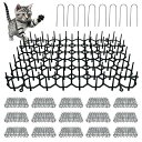 猫よけシート猫避けシートとげマット 害獣猫対策用シート 15枚組 15*20CM 猫よけトゲマット ガーデン保護 畑・庭・プランター適用 野良猫対策 害獣・猫侵...