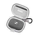 ケース Sennheiser ゼンハイザー Bluetooth 完全ワイヤレスイヤフォン MOMENTUM True Wireless 3/ Wireless 2/ Wireless対応 グレー(2)