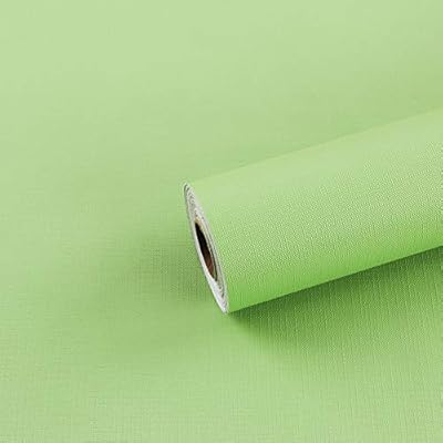 壁紙シール のり付き 無地 45x950cm DIY 剥がせる壁紙 リメイクシート 防水 模様替え 防カビ カッティングシート 接着剤不要 グリーン