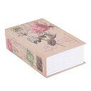 辞書型 隠し金庫 セキュリティボックス 財布 保管 本棚 に リアル に 溶け込む(Rose)