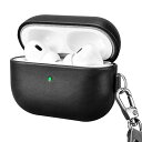 AirPods Pro 2 用 ケース 本革(2022年9月発売専用)落下防止 耐衝撃 保護ケース AirPods Pro2 レザーケース カバー 分離式 全面...