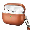 AirPods Pro 2 用 ケース 本革(2022年9月発売専用)落下防止 耐衝撃 保護ケース AirPods Pro2 レザーケース カバー 分離式 全面...