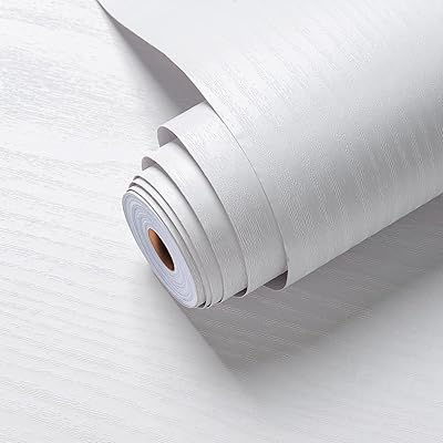 壁紙 木目 白 厚手 はがせる 壁紙シール 60cmX5m リメイクシート 白 木目調 カッティングシート 剥がせる壁紙 透けない エンボス木目調 防水 簡単 diy ドア テーブル 扉 リフォーム