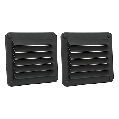 通気孔 換気口カバー 交換用 換気用サイドウォール 2個 使いやすい シンプルな外観 交換用通気口 壁用 ..