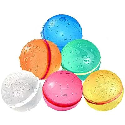水風船 6個/10個/20個 水はねボール 再利用な水爆弾 散らからない 水のおもちゃ 水遊び アウトドアゲーム サマーパーティー 夏 海