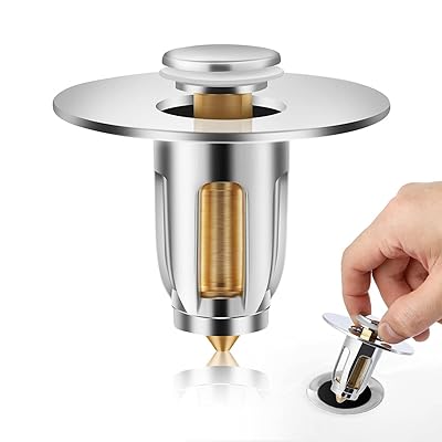 洗面台ポップアップ 洗面台 ゴミ受け 純銅製 目詰まり防止 排水栓 排水口 排水溝 洗面器 浴槽 バスタブ バスルーム 浴室シンク 洗面化粧台 流し台 キッチン 台所用 (内径26mm-48mm適用)