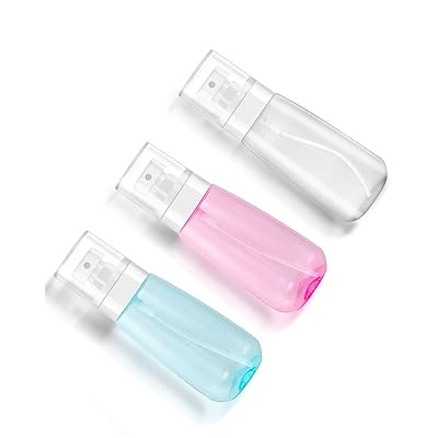 スプレーボトル 100ml【3個セット 三色】 霧吹き 極細ミスト 多機能詰替ボトル 詰替え容器 PETG素材 漏れ防しデザイン 軽量 携帯便利 消毒 除菌 虫除け 旅行 化粧水 詰め替え 小分けボトル スプレー空ボトル