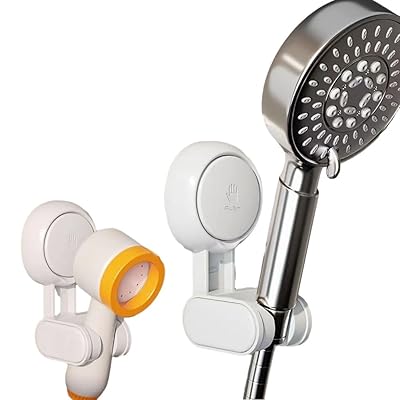 シャワーフック シャワーヘッドホルダー シャワーホルダー 強力 シャワーホルダー シャワー 角度調整 取り外し可能 穴あけ不要 壁用 壁掛け 耐水性、耐湿性