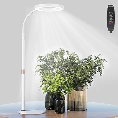 はライト、成長する、完全なスペクトルの屋内植物のための LED の植物ライトを育てます台座が付いているランプ、3H/9H/12H のための自..
