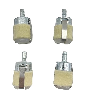 燃料フィルター 草刈り機 補修部品 フィルター 4個セット - タナカ チェーンソー 部品 適用 草刈り機 エンジン チェーンソー 芝刈り機 フィルター 交換簡単 長寿命 耐久性ウールと金属素材 芝刈り機用部品 チェンソー用キャブレター交換部品