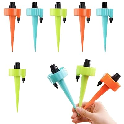 自動給水器 6個入り（赤/青/緑） 自動散水 濾過された水 点滴散水 時限散水 コントロール散水 自動水や..