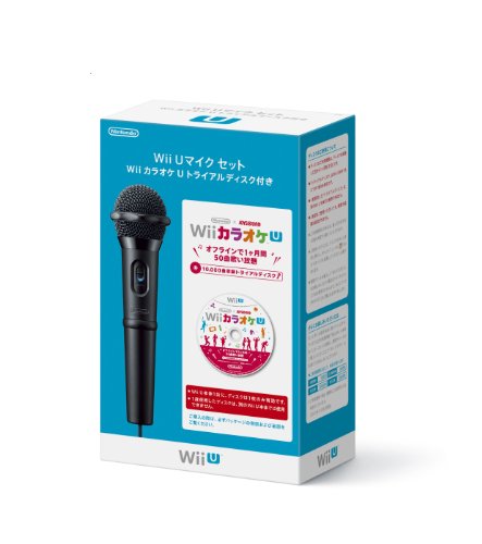 【中古】Wii U マイクセット カラオケ U トライアルディスク付き